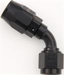 -12 60º Double Swivel Hose End - Aluminum - Black