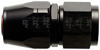 -16 Straight Hose End to -12 Nut - Aluminum - Blac