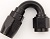 -8 150§ Double Swivel Hose End - Aluminum - Black