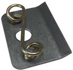 .075 H.D. WELD on DZUS PLATE & SPRING