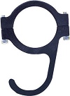 1-1/2^ Steering Wheel Hook, Clamp-On, Billet Alum,
