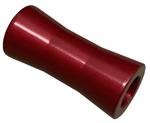 1^ OD.x 2'' LONG x 1/2''  ID   ALUM SPACER  (RED)