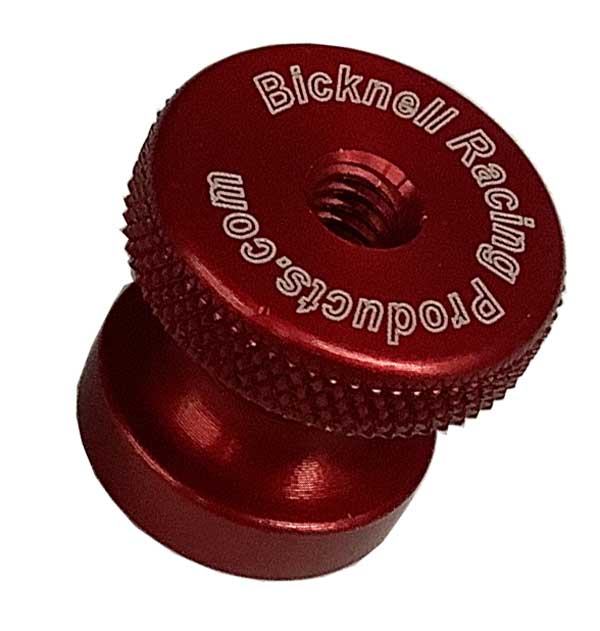 1/4" AIR FILTER NUT WITH O-RING   (RED)