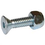 1^X1/4^ Flat Allen Bolt & Ny lock Nut for 8620