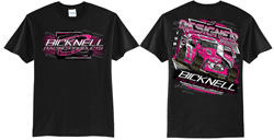 675 - BLACK / PINK SHIRT