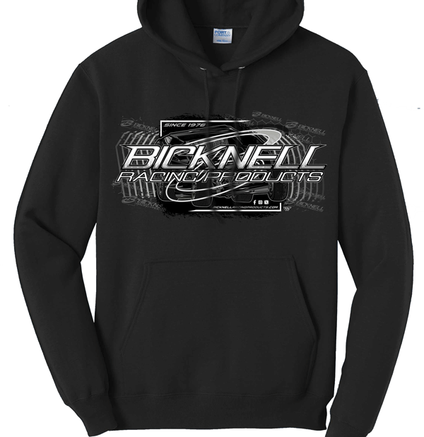 690 - BLACK GREYSCALE HOODIE