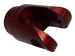 ALUM. CLEVIS   NO HARDWARE   (RED)
