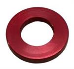 ALUM. FLAT SPACER 1^ OD x 1/2'' ID x 1/8^ Long  (RED)