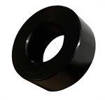 ALUM. FLAT SPACER 1/2'' ID FLAT x 3/8'' LONG BLACK