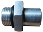 AN10 OIL TEMP. ADAPTER - PLAIN ALUM.