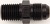 Adapter, -20 Flare to 1-1/4^ NPT - Aluminum - Blac