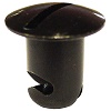 Black Dzus 7/16^ Aluminum Oval Head .600^ Grip