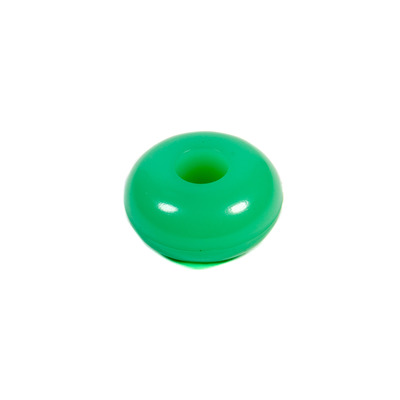 Bump Stop Puck, 2 in OD, 5/8 in ID, 1 in Tall, 70 Durometer, Polyurethane, Green