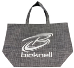 CROSS HATCHED NON-WOVEN TOTE BAG