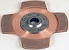 Clutch Disc, 7-1/4 in Diameter, 1 in x 23 Spline,