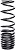 Coil Spring, PROGRESSIVE 2.5^ ID, 12.^  125# - 250#