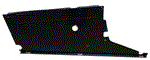 DRIVER RIGHT SIDE COCKPIT PANEL (BLACK)