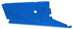 DRIVER RIGHT SIDE COCKPIT PANEL  (BLUE)