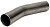 EXHAUST ELBOW 3^ DIA 30 DEG SHORT