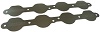 Exhaust Port Block off, 1 Piece, Aluminum, Natural