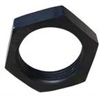 FITTING -16 AN ALUM. BULKHEAD NUT  BLACK