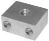 Firewall Junction, 1 Hole, 1/8 in NPT, Aluminum