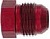 Fitting  - 16 AN Flare Plug -  Aluminum   (RED)