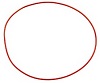 GEAR COVER SILICONE SEALING O-RING