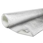 Heat Barrier, 36 x 40 in, Aluminized Fiberglass Cloth, Silver, Each