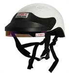 Helmet, GF Crew, Open Face, White, Medium