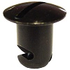 Panel fastener 7/16^ Black Aluminum Oval Head .500^ Grip