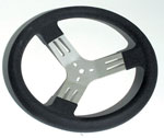 Steering Wheel, Kart, 13^ Diameter, 2.75 in Dish