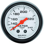 Water Temp Gauge 120-240 Deg, Mechanical
