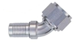 -12 45º HS-79 Hose End - Aluminum - Super Nickel P