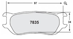 Brake Pads, 01 Compound, ZR24 Calipers,