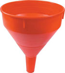 Funnel, Round, 4.625 in OD x 6 in Long, Plastic