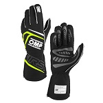 GLOVES FIA 8856-2018 BLACK/ FLUO YELLOW