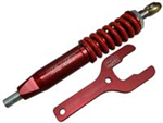 5/8^ SPRING ROD ASSY.  RED ANODIZED