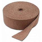 Exhaust Wrap, 1 in Wide, 50 ft Roll, Woven Fiberglass