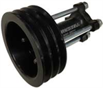 4-1/4^ 7MM UPPER  V-PULLEY WITH 3.5^ SPACER