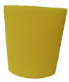 YELLOW AIR FILTER  CLOSED END 3.75^x6^