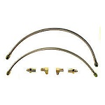 BRAKE HOSE KIT 3 AN HOSE 22 IN.