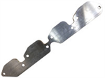 BB CHEVY EXHAUST COVER (PLAIN ALUMINUM)