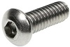 SS BUTTON HEAD CAP SCREW, 10-24 x 3/4^