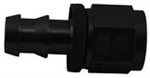 FITTING -8 AN STRAIGHT HOSE END  BLACK