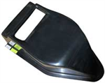 LONG HOOD SCOOP - BLACK FIBERGLASS