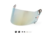 Helmet Shield, Anti-Fog, Dual Pane, Gold Chrome, SRV-8