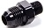 Adapter, -6 Flare to 1/8 NPT - Aluminum - Black An