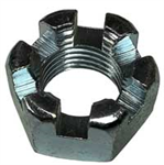 SLOTTED CASTLE   NUT, 1/2^-20 F.  ZINC