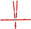 JR L & L 5PT HARNESS RED D